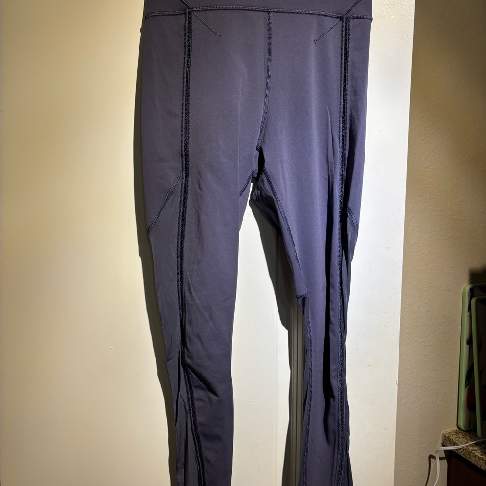 Lululemon sculpture it partial mesh legging purple/Gray High-Waisted Leggings